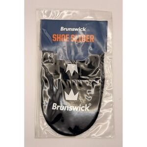 Brunswick Bowling Shoe Slider Black Suede One Size Fits Most 5GB30401ALL